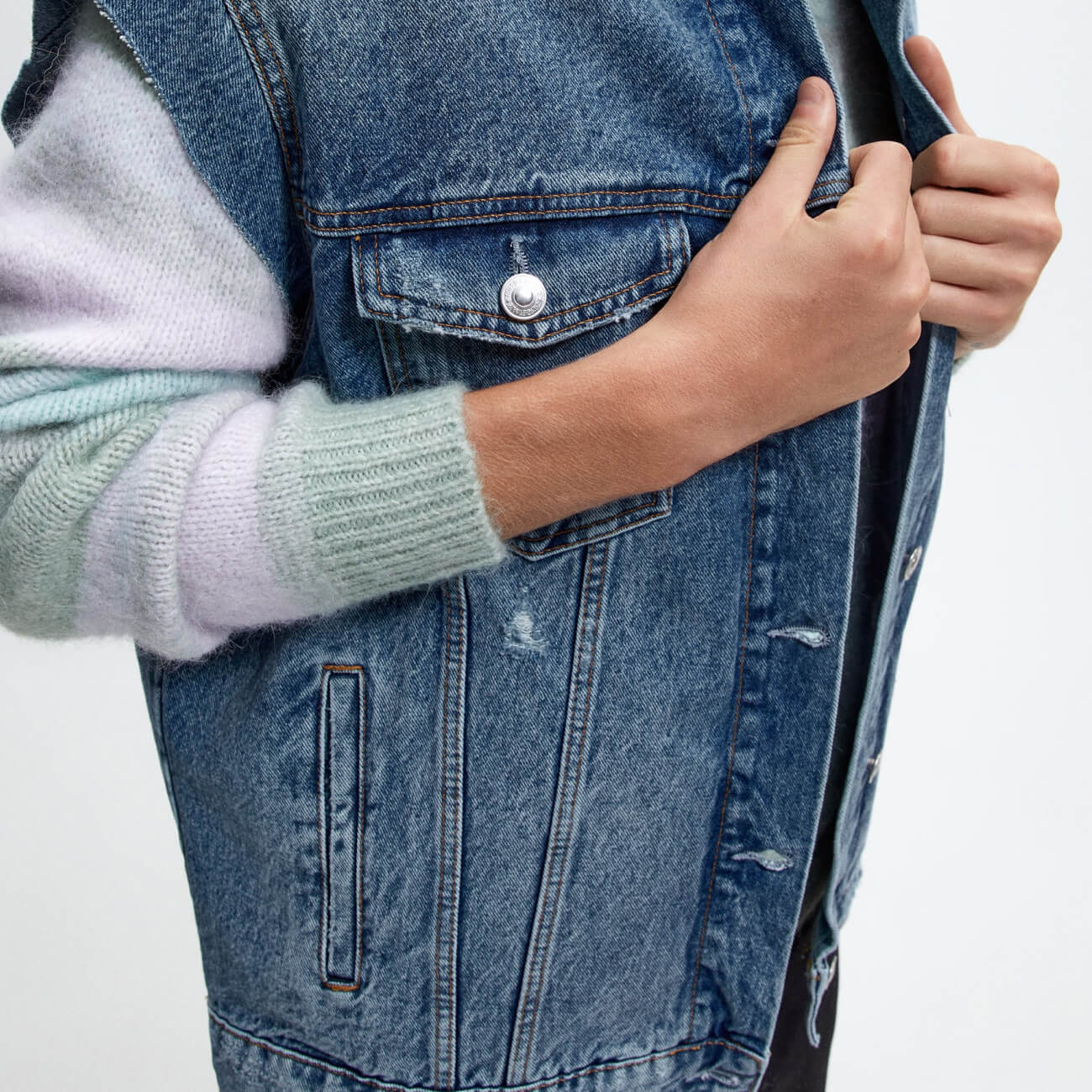 Oversized Denim Vest - Bild 2